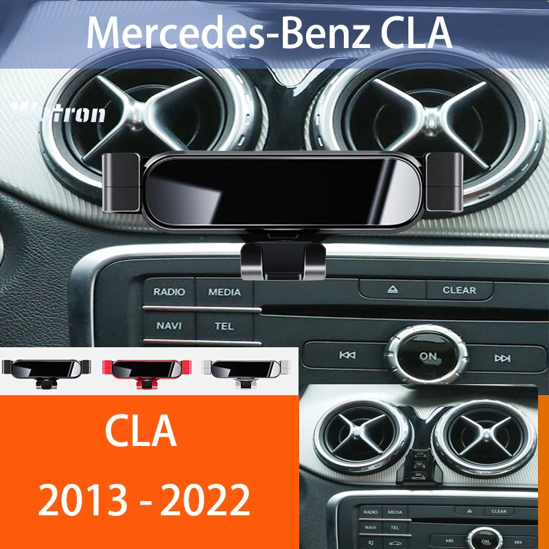 Car Mobile Phone Holder For Mercedes Benz W117 W247 CLA 2013-2022 360 Degree Rotating GPS Special Mount Support Accessories