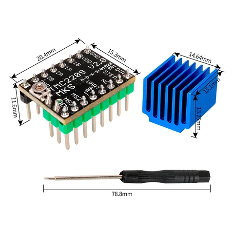 Драйвер шагового двигателя MKS TMC2209  для 3D-принтера