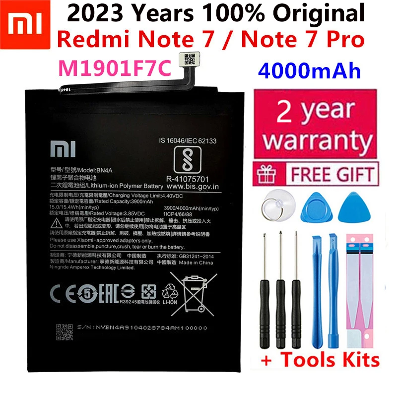 Оригинальный аккумулятор для Xiaomi Mi Redmi Note Mix Max 2 3 3S 3X 4 4X 4A 4C 5 5A 5S M5 6 6A Mi6X 7 7A 8 9 MI9 Pro Plus Lite, батареи (art.: 3920bf094416b) - 3920bf094416b