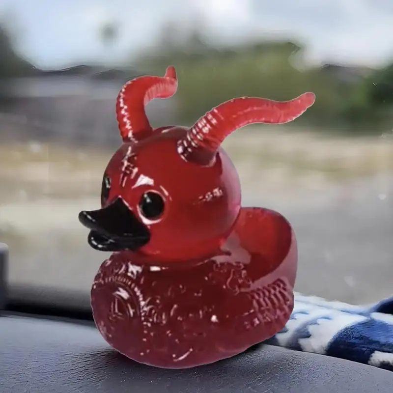 Новинка украшения для приборной панели автомобиля на Хэллоуин утка дьявола