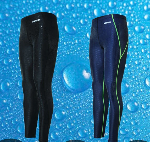 Штаны для плавания Мужской купальный костюм длинные колготки из кожи акулы