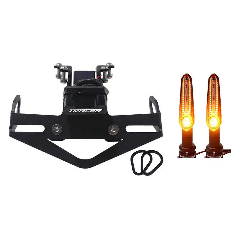 Фото Для YAMAHA Tracer900 MT09 Tracer 900 / 9 / GT 7GT 700 / GT FJ-09 2015-2024 мотоцикл хвостовое крыло держатель номерного знака №2