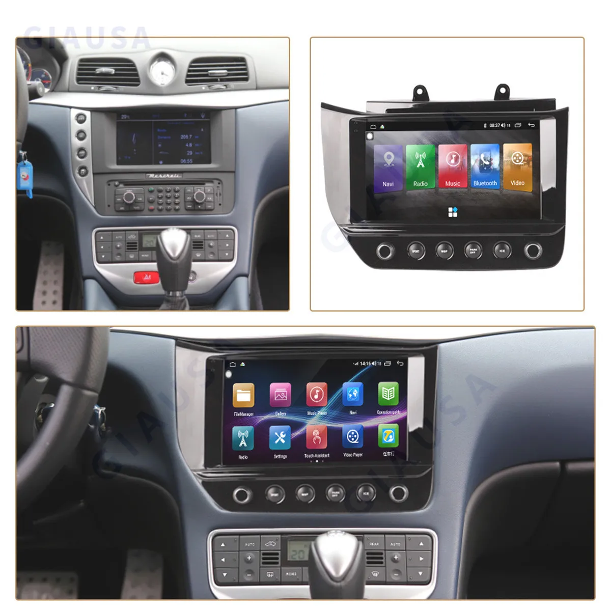 Автомобильный радиоприемник для CarPlay с голосовым беспроводным интерфейсом