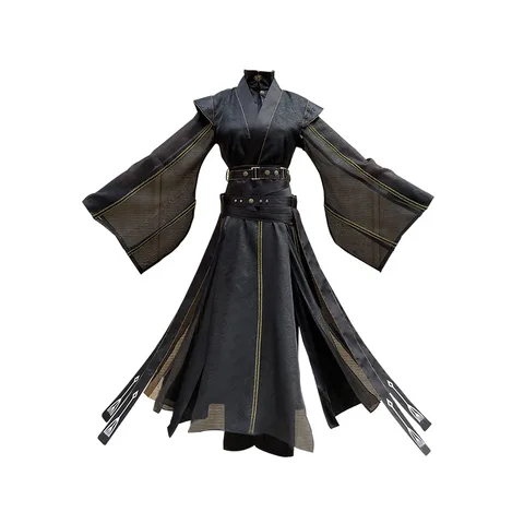 Парик для косплея TGCF He Xuan, Аниме Костюм Тянь Гуань Си фу, сезон 2, Ming Yi, черная униформа для погружения в воду, лодки Хань фу, черные волосы