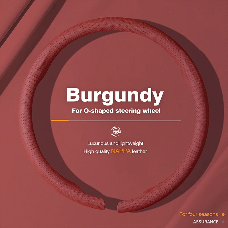 

Кожаный чехол на руль автомобиля 8D Nappa для Genesis G70 G80 G90 GV60 GV70 GV80 GV90, нескользящий кожаный дышащий автомобильные аксессуары
