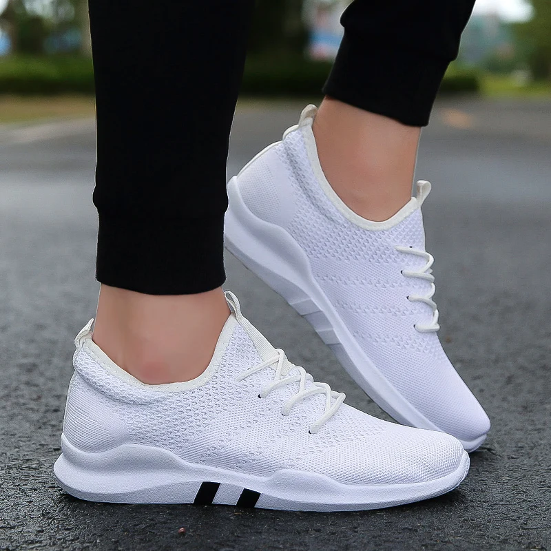 Men's Breathable Running Shoes 47 Large Size Fashion Lightweight Couple Sneakers 46 Casual Outdoor Mens Jogging Sports Shoes