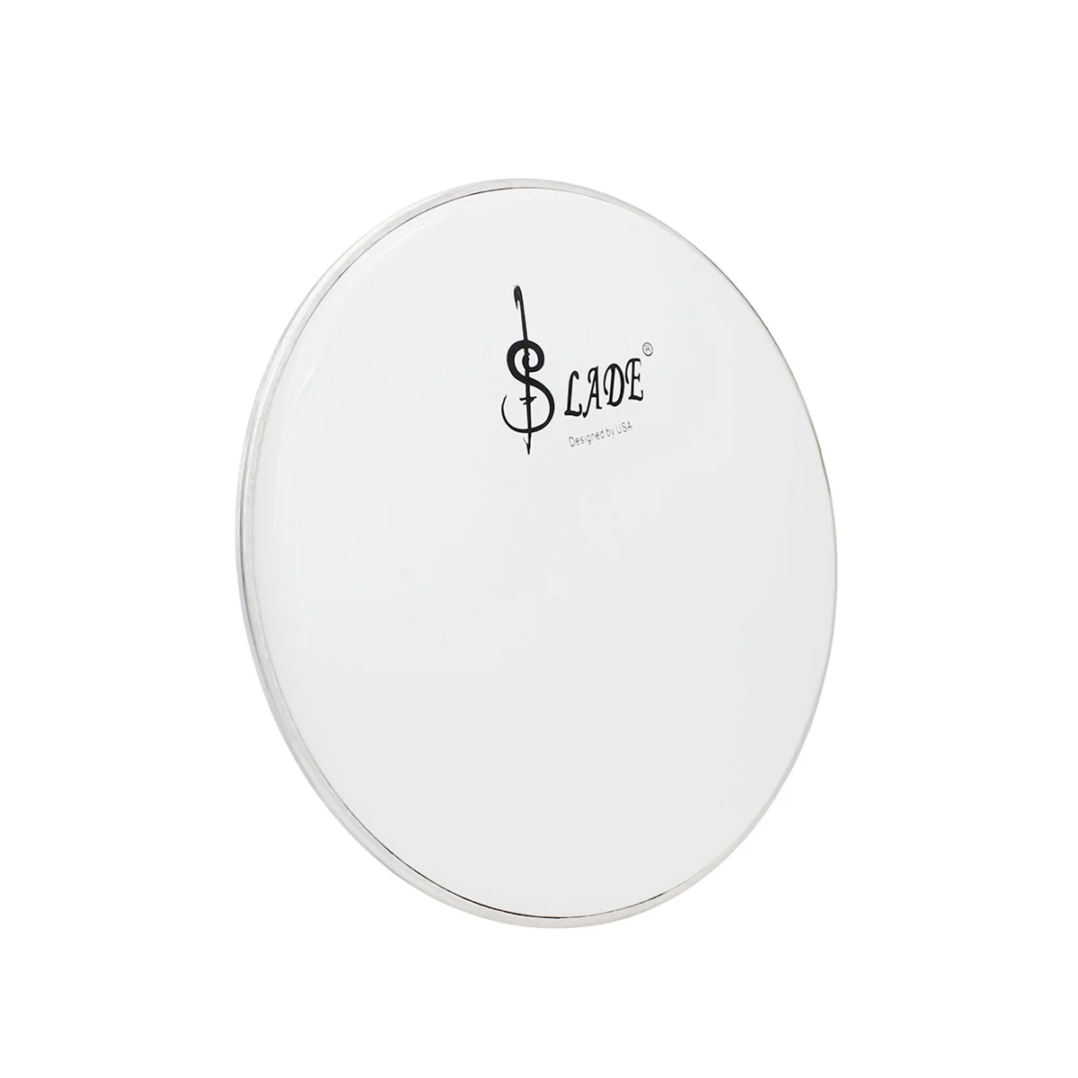 Белая барабанная кожа LADE пять барабанных комплектов из полиэстера