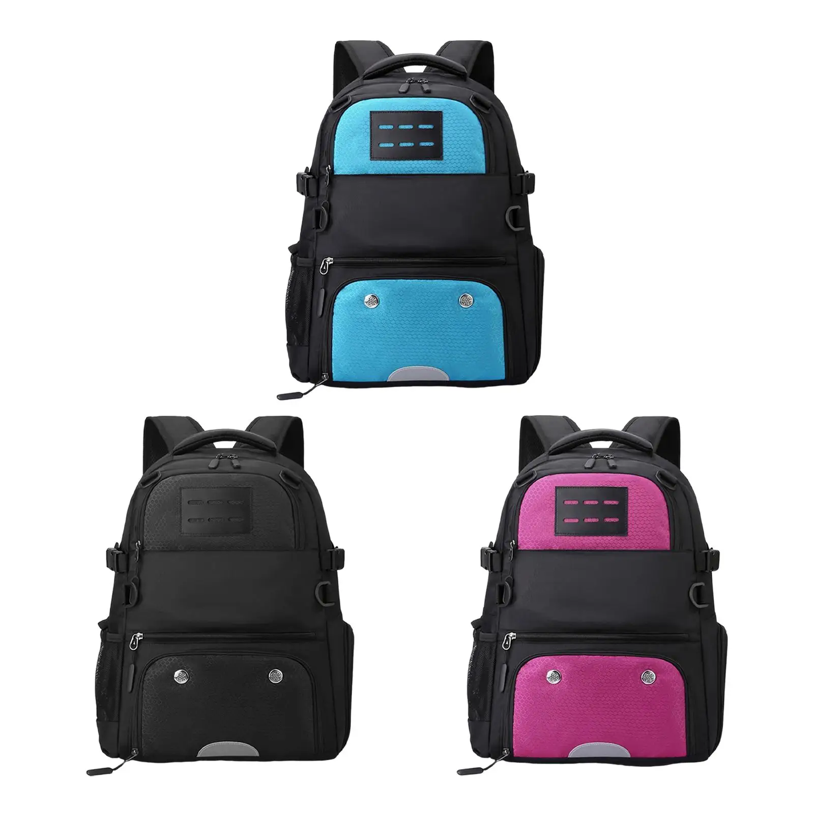 Basketball Football Backpack Pocket Side Shoe Pockets Soccer Bag for Gym Volleyball ball Cycling