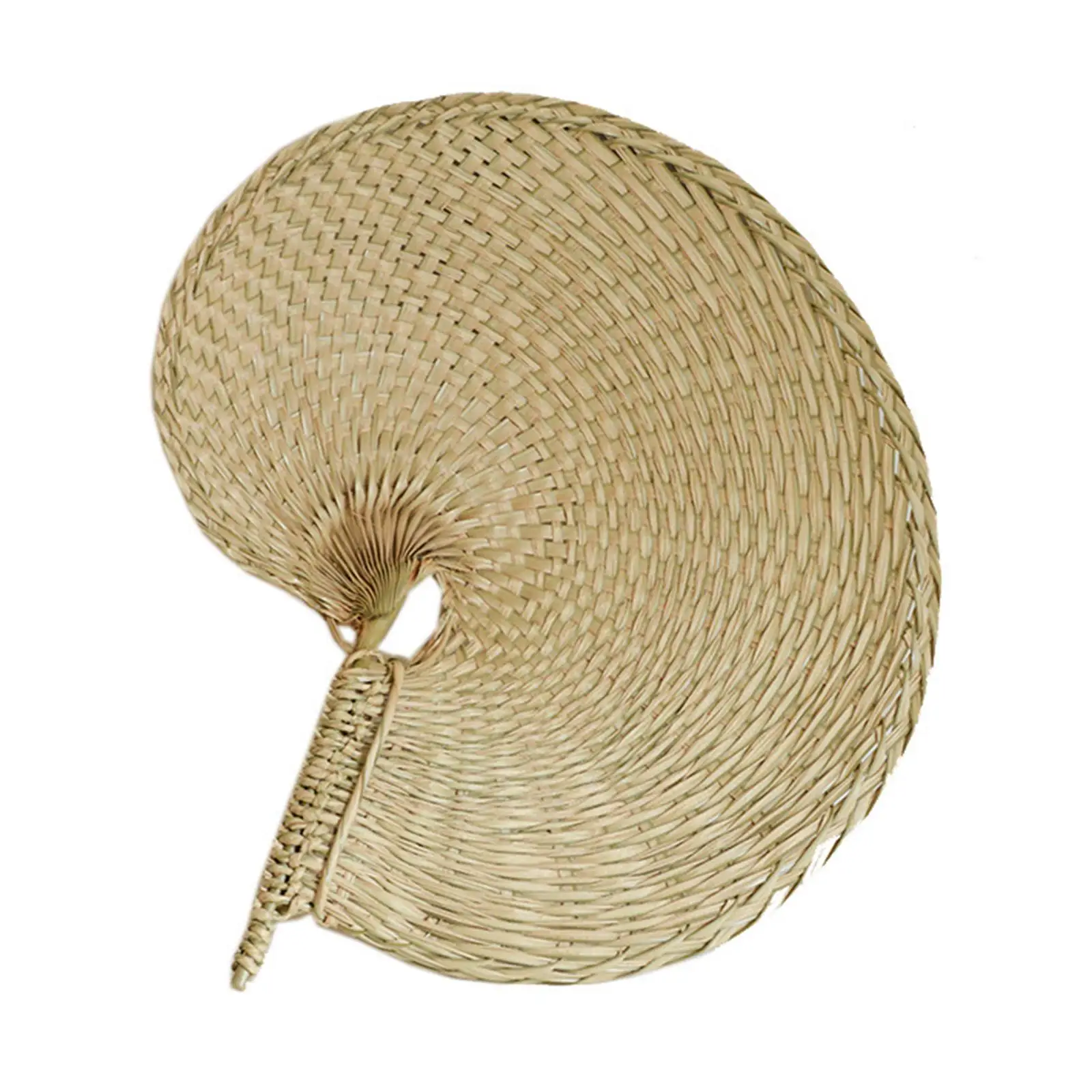 

Hand-Woven Hand Fan Bohemian Decorative Fans Camping for Summer Home Bedroom