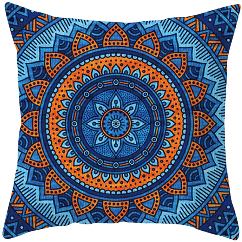 

Наволочка mandala print полиэстер велюр 40x40 см