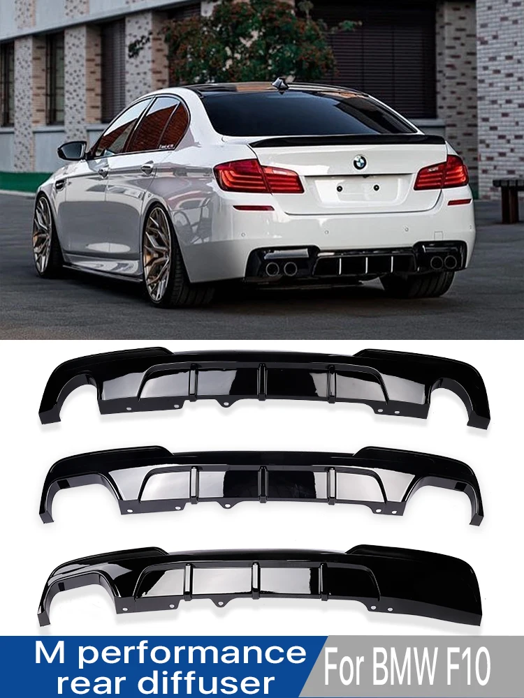 Задний бампер M5 диффузор спойлер передний блеск для губ фотоэлемент BMW 5 серии F10 M