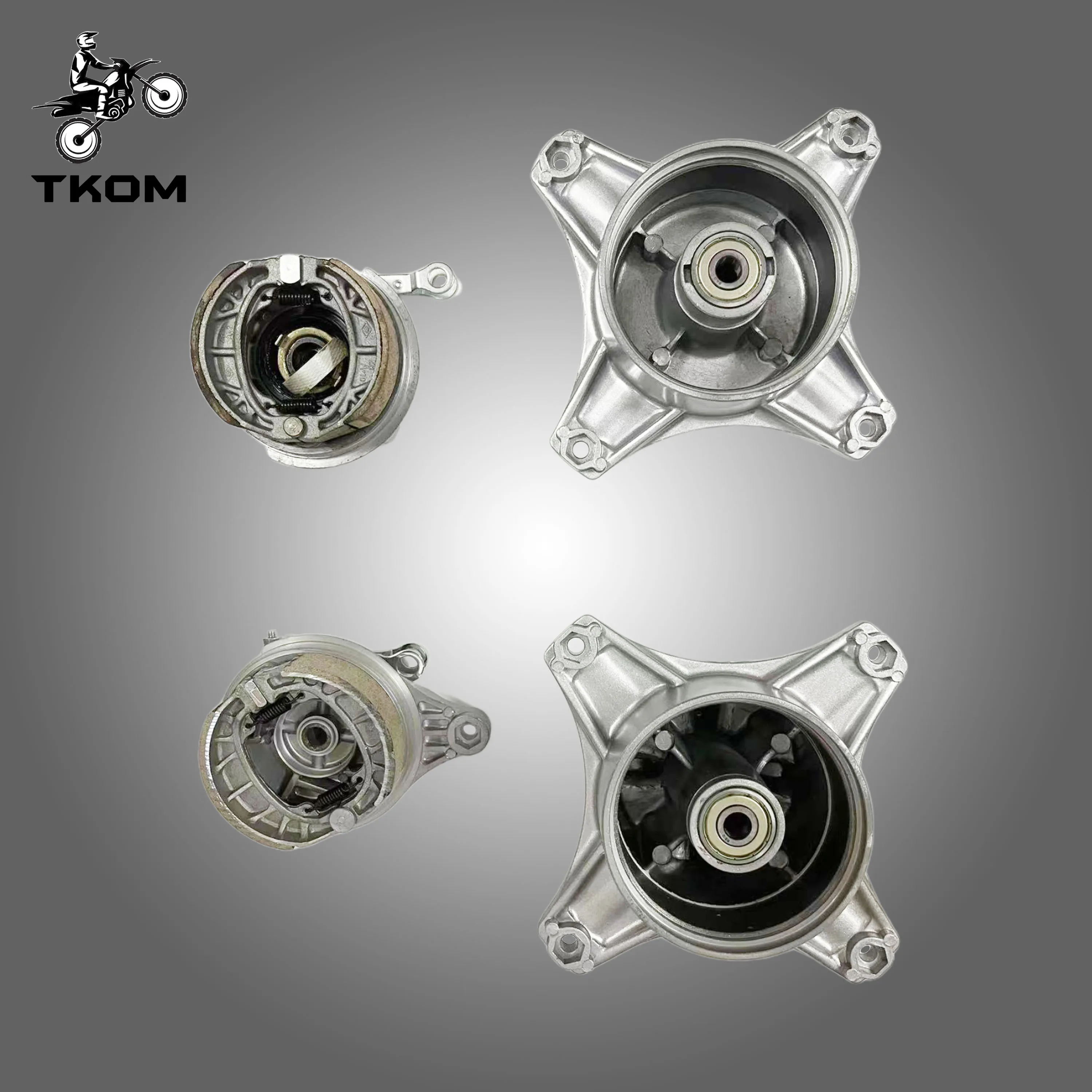 CT70 Передняя и задняя ступица с комплектом тормозных крышек Ступица Барабанные