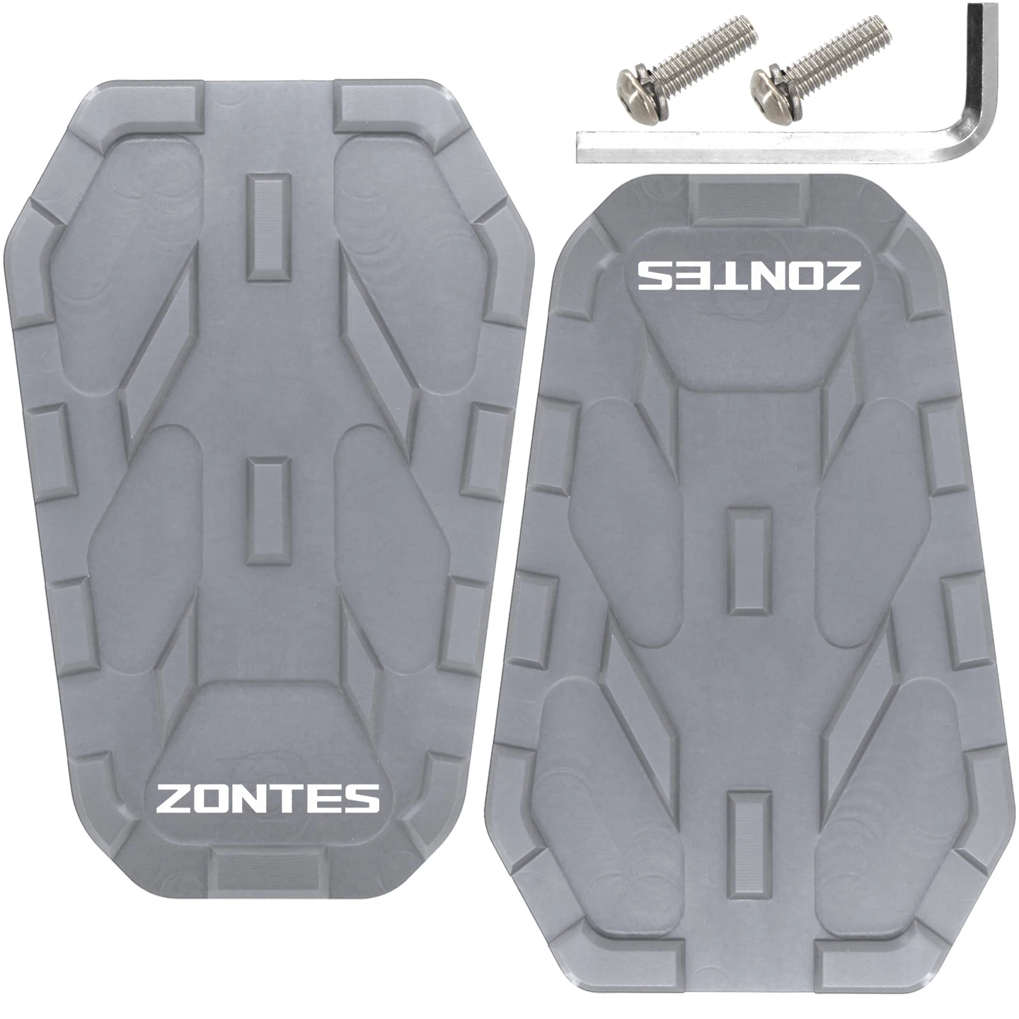 

Расширенные противоскользящие передние подножки для моделей Zontes 368G 368 G 2024-2026, прочные подушечки для ног мотоцикла, аксессуары для защиты от ломтиков