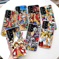 japanese anime one piece coque phone case for samsung galaxy a52 a53 a12 a22 a32 a42 a72 4g a73 a33 a23 a13 5g a02s a03s soft co