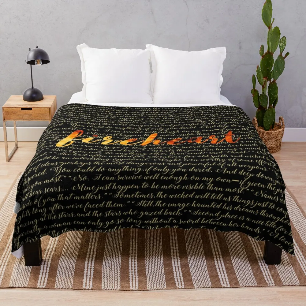 

Fireheart quoted design Throw Blanket Thin Blanket