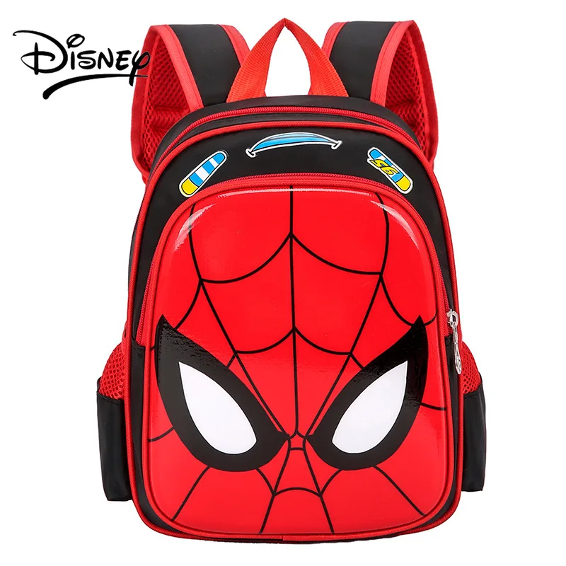 Disney Children's Backpack for Kids School Bag Cute Cartoon Car Boys Durable Waterproof Kids Backpacks Kindergarten Student