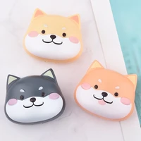 contact lens case portable cute cartoon contact lens kit travel plastic holder container storage soaking box case