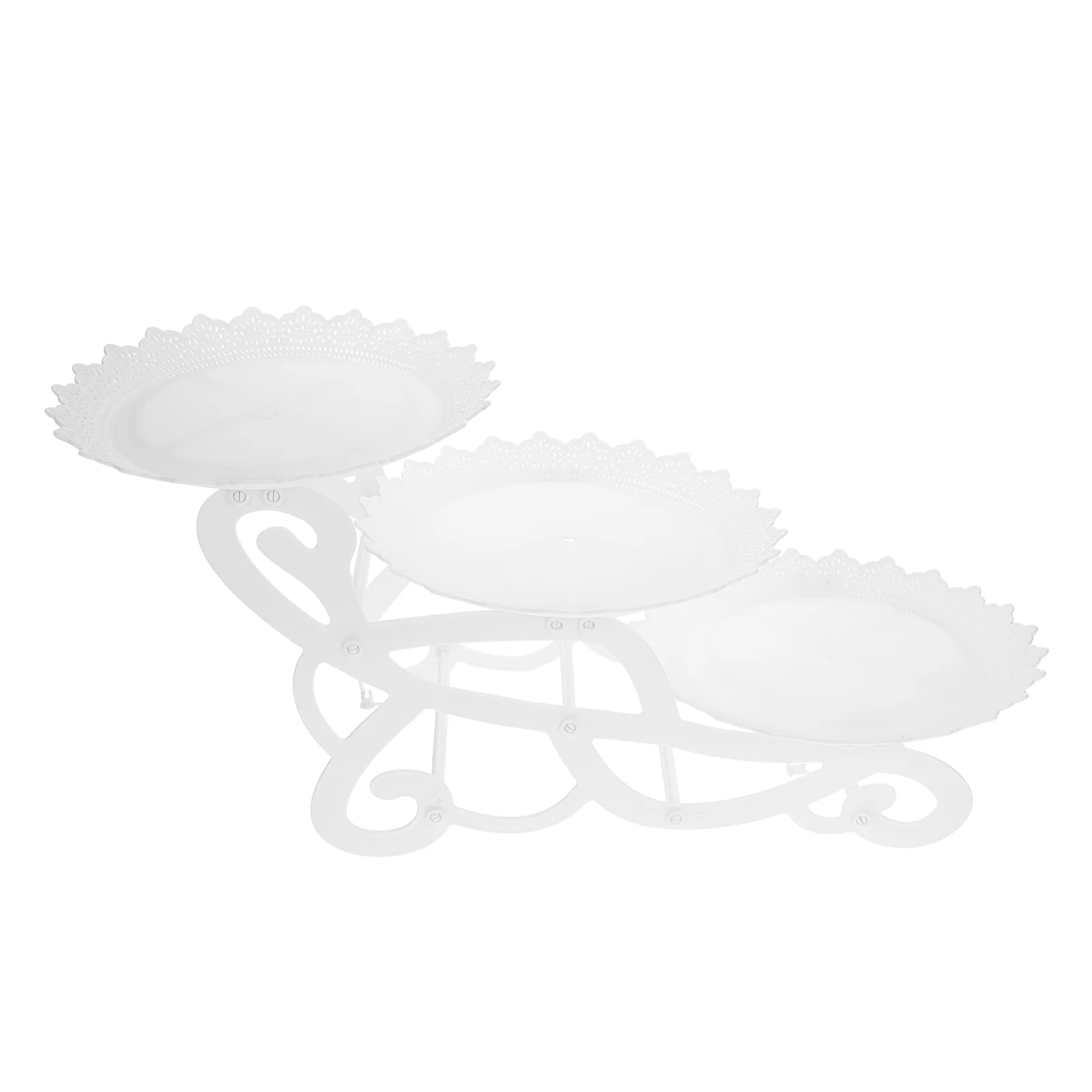 

1 Set of Cake Stand Cake Storage Rack Tabletop Decor Fruit Displaying Stand for Hotel Wedding Party