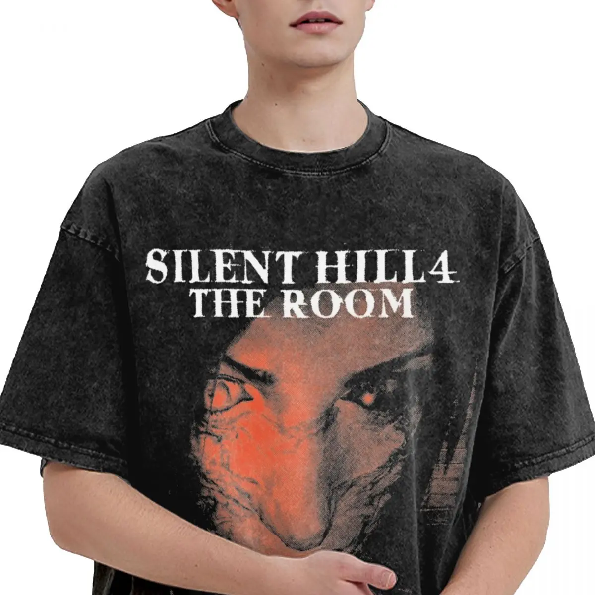 Футболка Silent Hill 4 вареная уличная одежда в стиле хип-хоп винтажные женские и