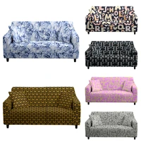 letter arrangement art elastic sofa seat cover sectional l shape all inclusive slip resistant sofs covers strech cover new