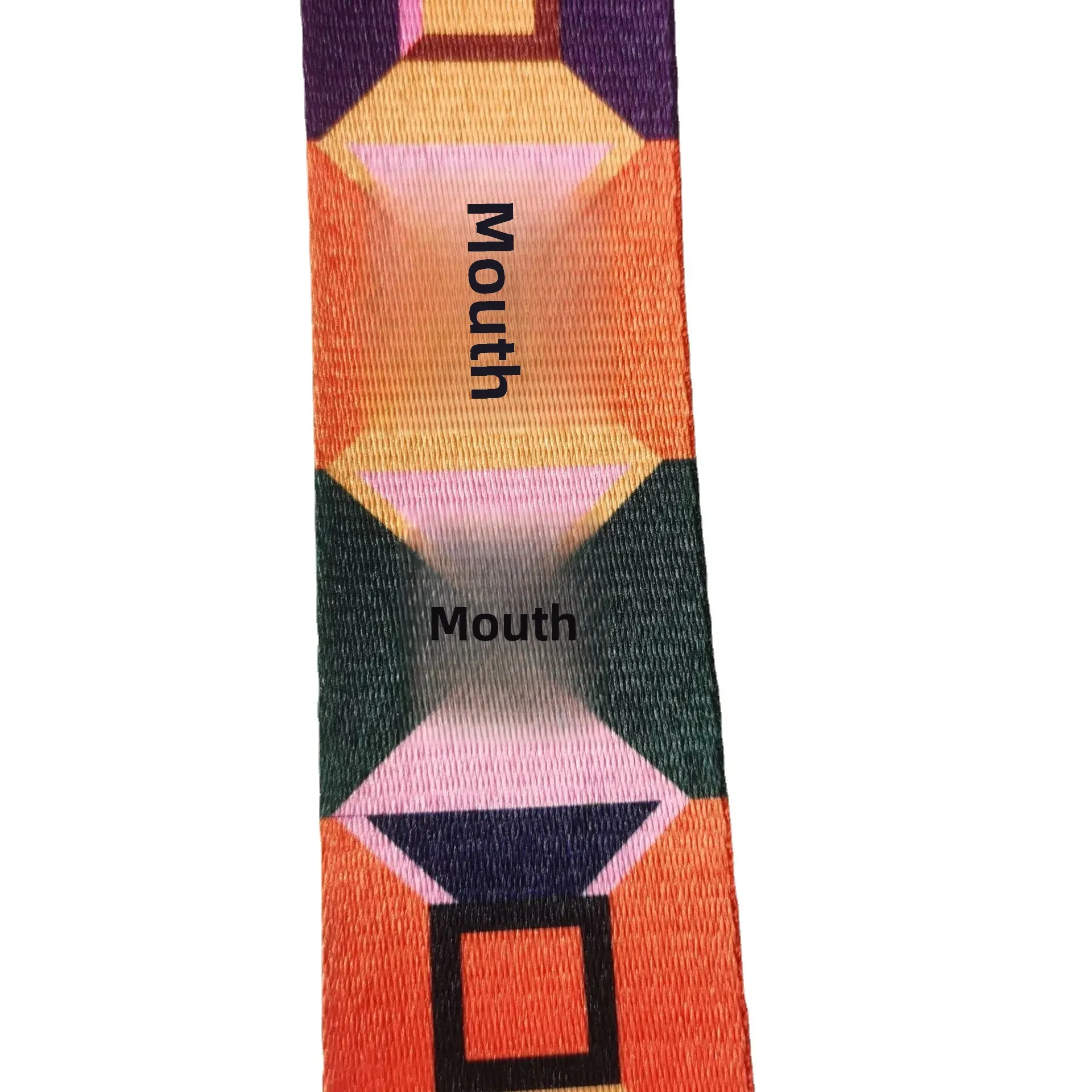 Цветной плетеный ремень с теплопередачей квадратный готовый к использованию