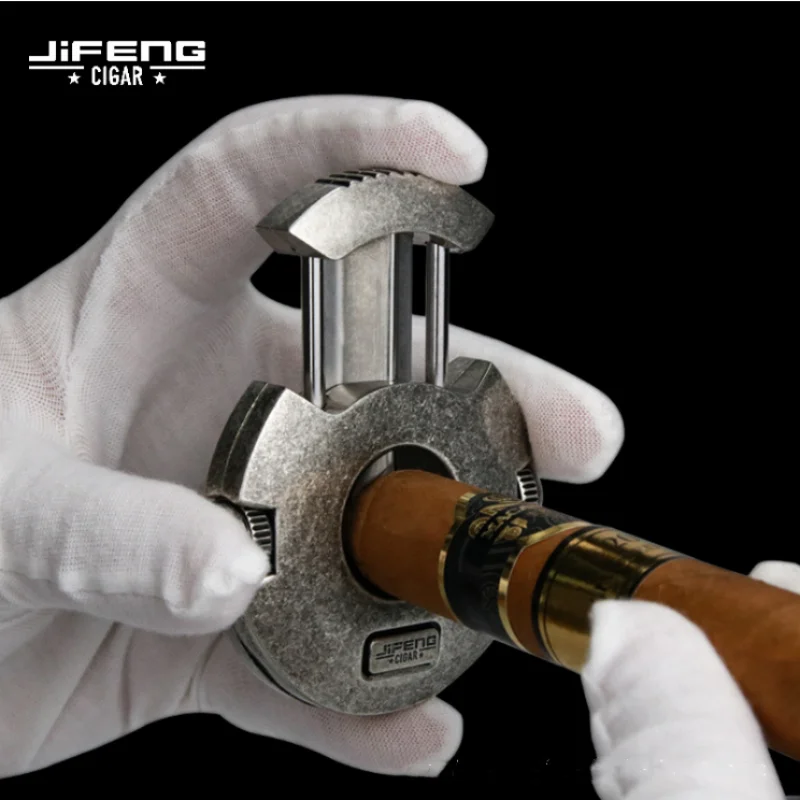 

Резак для сигар, V-образный резак, 2 размера, сверла для сигар, роскошный резак для сигар, карманный нож, гильотина, аксессуары для курения с по...