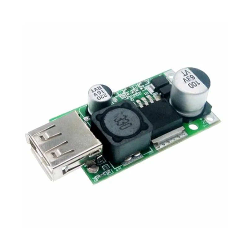

LM2596HV 5V DC-DC Step Down Converter Board Module 9V 12V 24V 36V 48V to 5V 3A модуль зарядного устройства USB