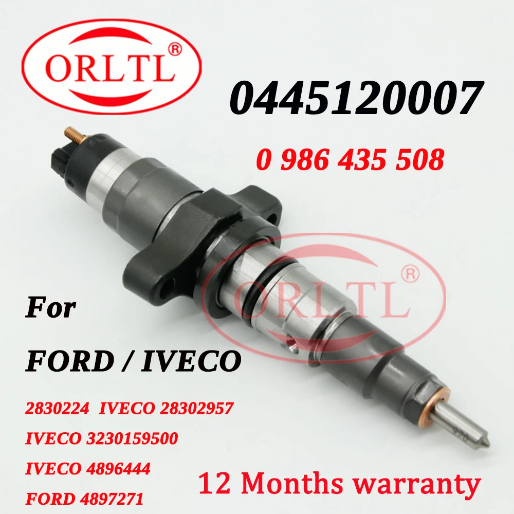

0445120007 diesel injector assy 0 445 120 007 fuel system sprayer 0445 120 007 for iveco 2830224 28302957 4896444