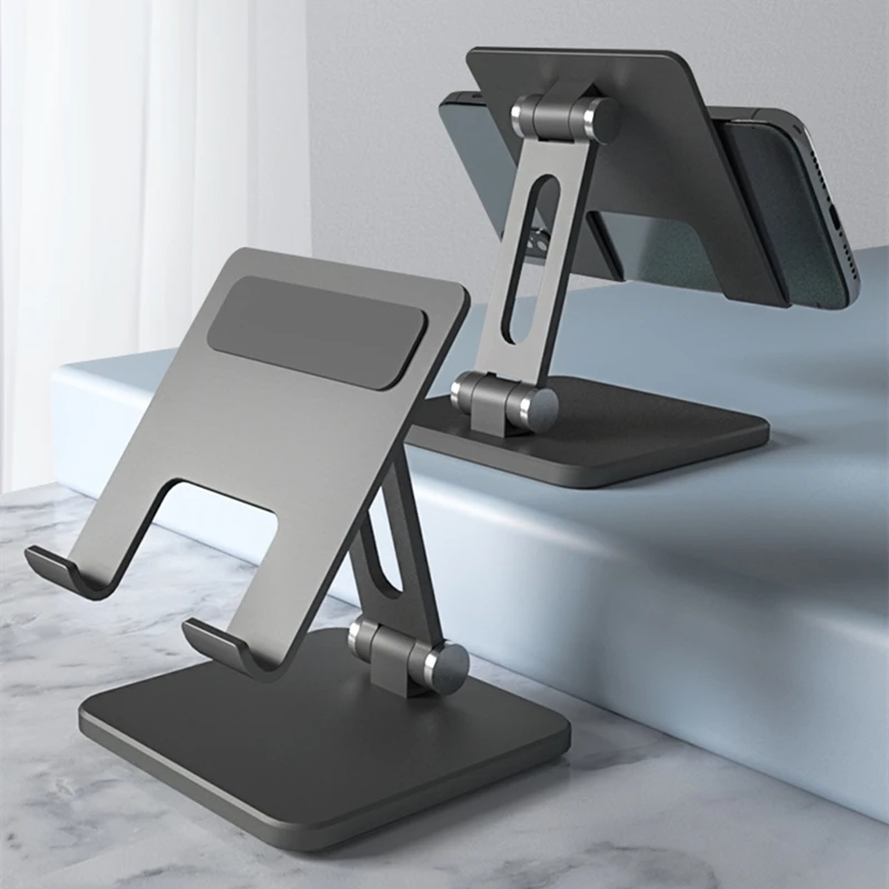 Aluminum Tablet Stand Adjustable Metal Foldable Portable Display Phone Holder For Ipad Air Pro 11 12.9 Desk Support Accessories |