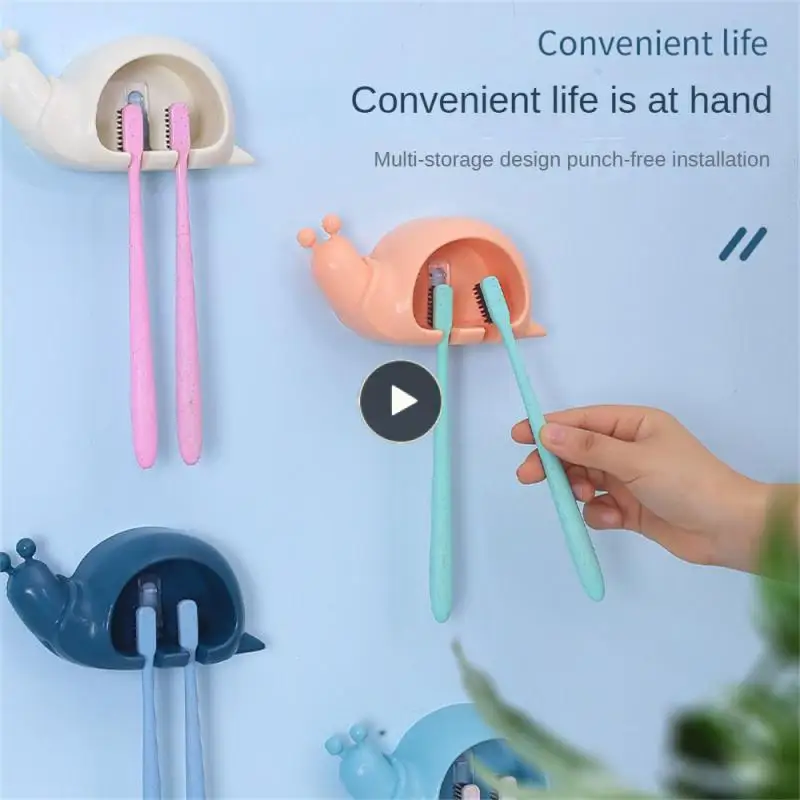 

Bathroom Toiletries New Creative Stably Adsorbed Animal Toothbrush Holder 15.6×7cm Childrens Toothbrush Holder Holder Cute Hooks