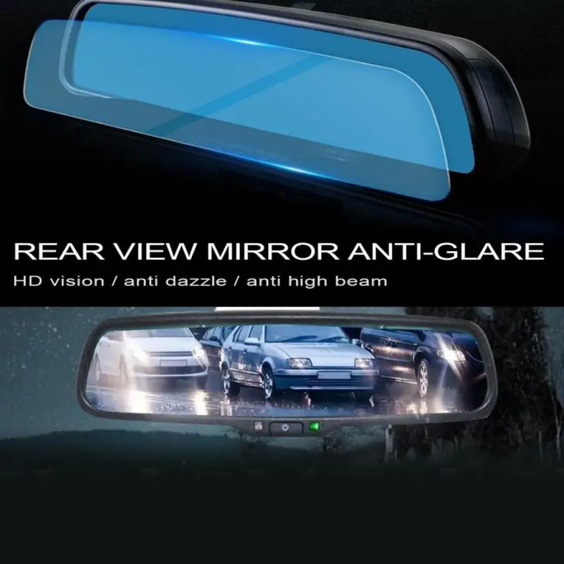 

1 Pcs Universal Car Interior Rearview Mirror Anti-Glare Film Rear View Anti Scratch Nano Protective Sticker Auto Styling Parts