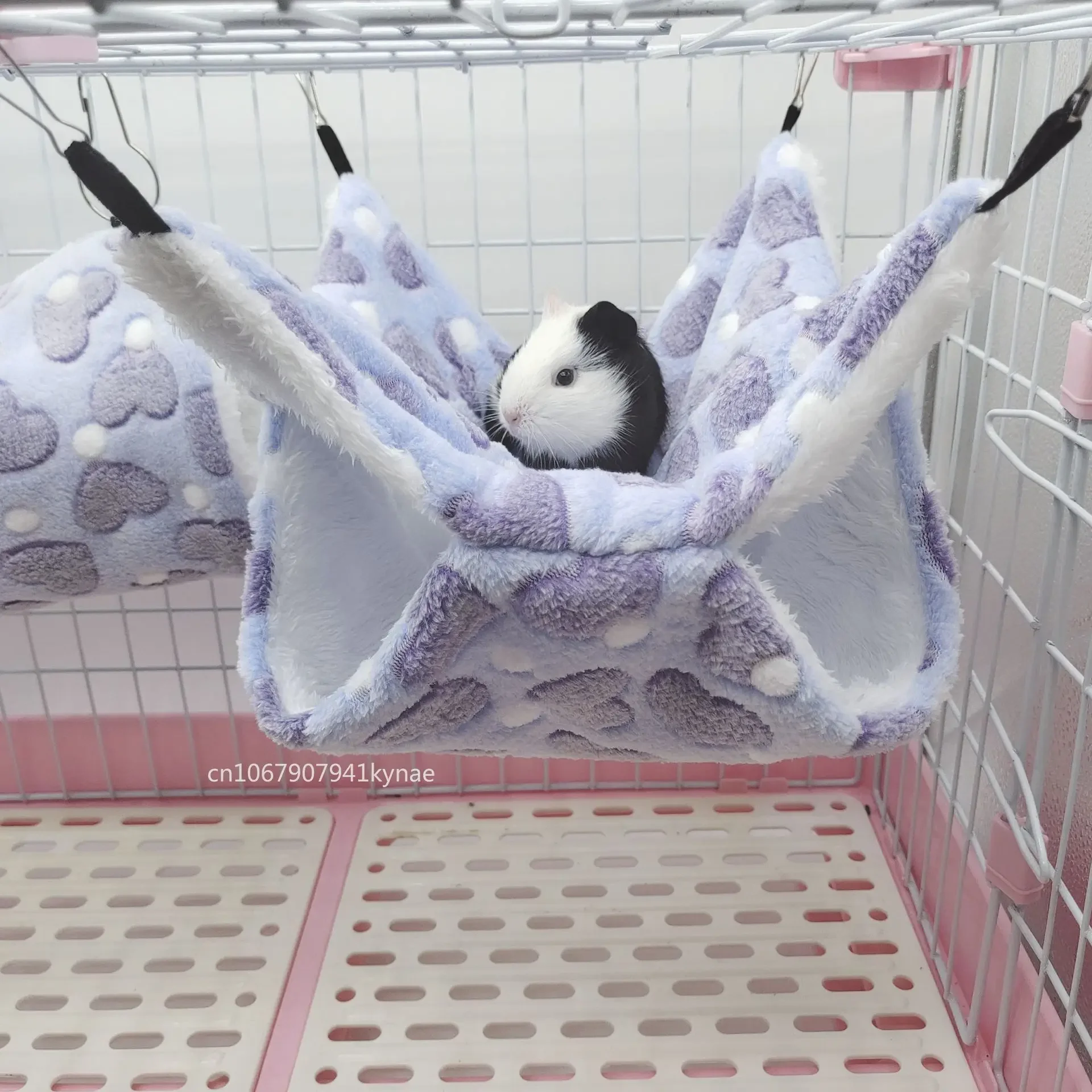 Гамак для крыс двойная толстая плюшевая теплая кровать хомяка домашнее гнездо