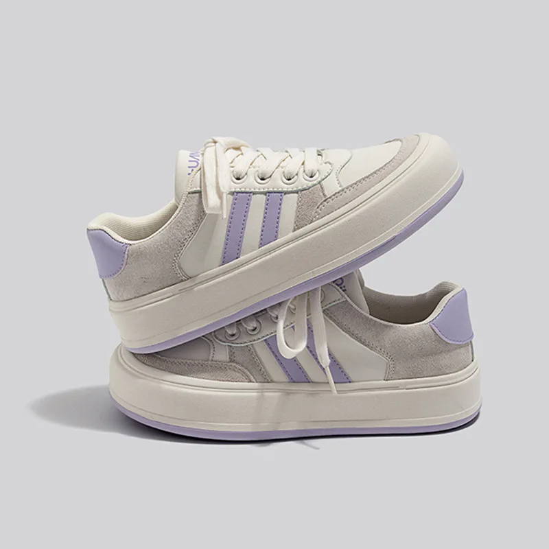 

Women Vulcanized Shoes Fashion Platform Shoes for Female Lace Up Chunky Sneakers Thick Sole Sports Casual Shoes Tenis De Mujer