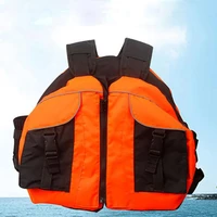 2022 adult life jacket boating rafting fishing buoyancy vest water sports swimming surfing kayak large pocket safety life jacket