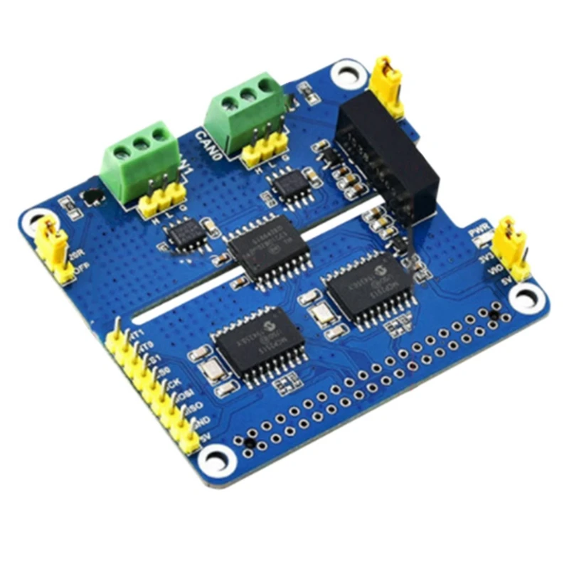 

Waveshare Dual ChannelCAN Bus Expansion Board for Raspberry Pi 4B STM32 with Isolated CAN Communication SPI Module