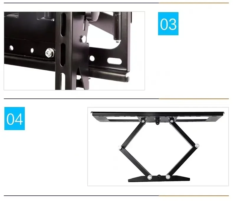 Держатель для ЖК-телевизора mech india tv кронштейн VESA 600*400 мм Заводская Продажа