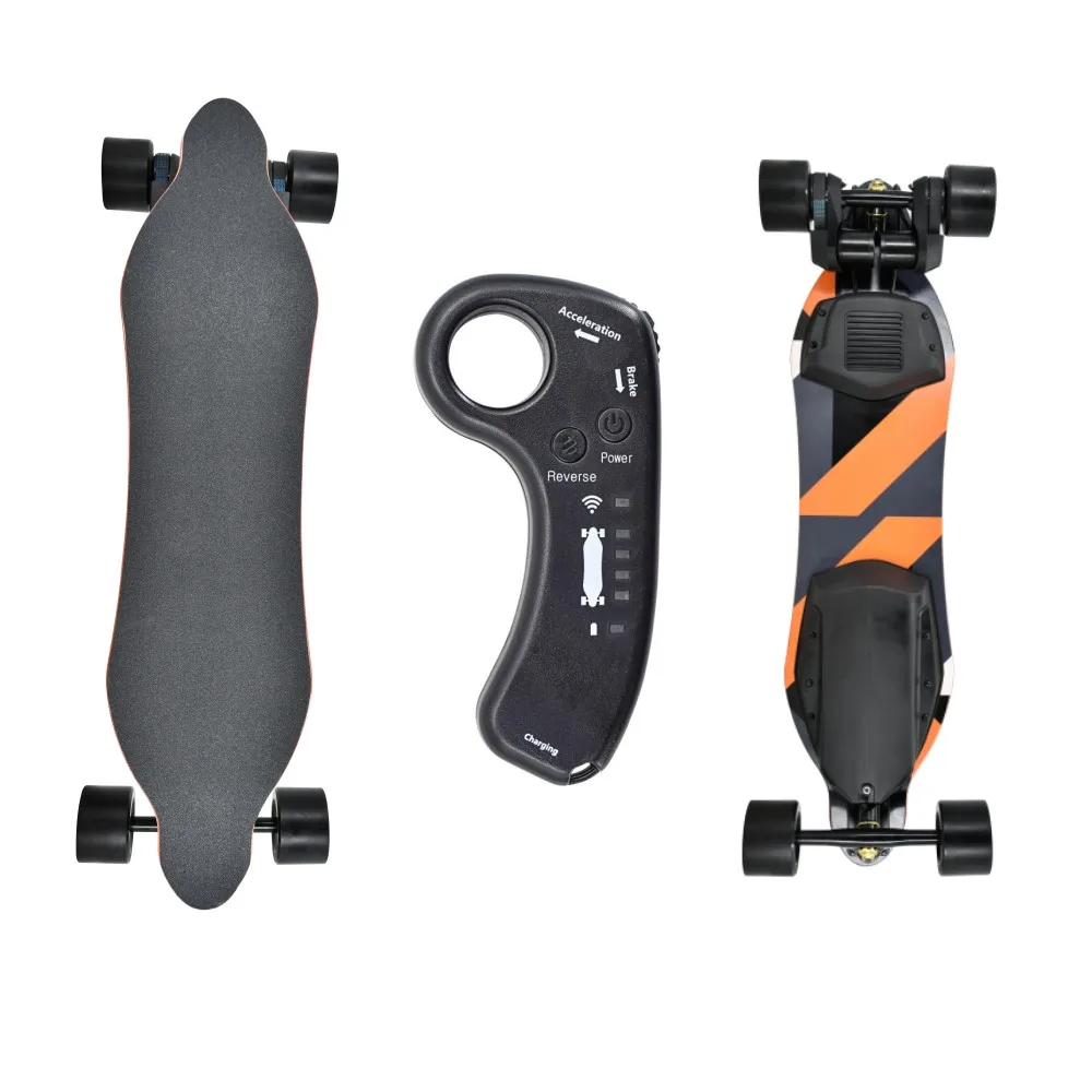 Stock In USA Custom Skateboard Bearing Print Maple Veneer For Off Road All Terrain Electric SkateboardLocal Stock