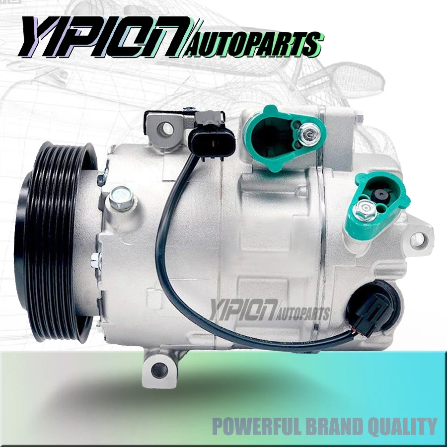 Новый компрессор кондиционера VS18 для Hyundai Santa Fe 2012 2013 2014 2015 2016 97701-2W050 977012W000 977012W050