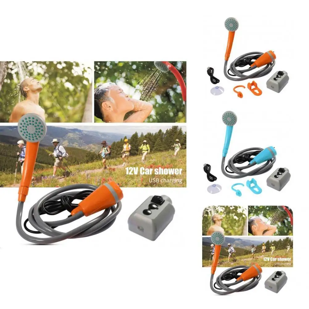 

Great Lightweight Electric Outdoor Shower Set Charging Operating Outdoor Shower Set for Beach Camping Showerhead