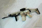 DIYMyModeI 1:1 US FN SCAR-L штурмовая снайперская винтовка, пистолет-автомат, бумажная модель, набор игрушек ручной работы, головоломки