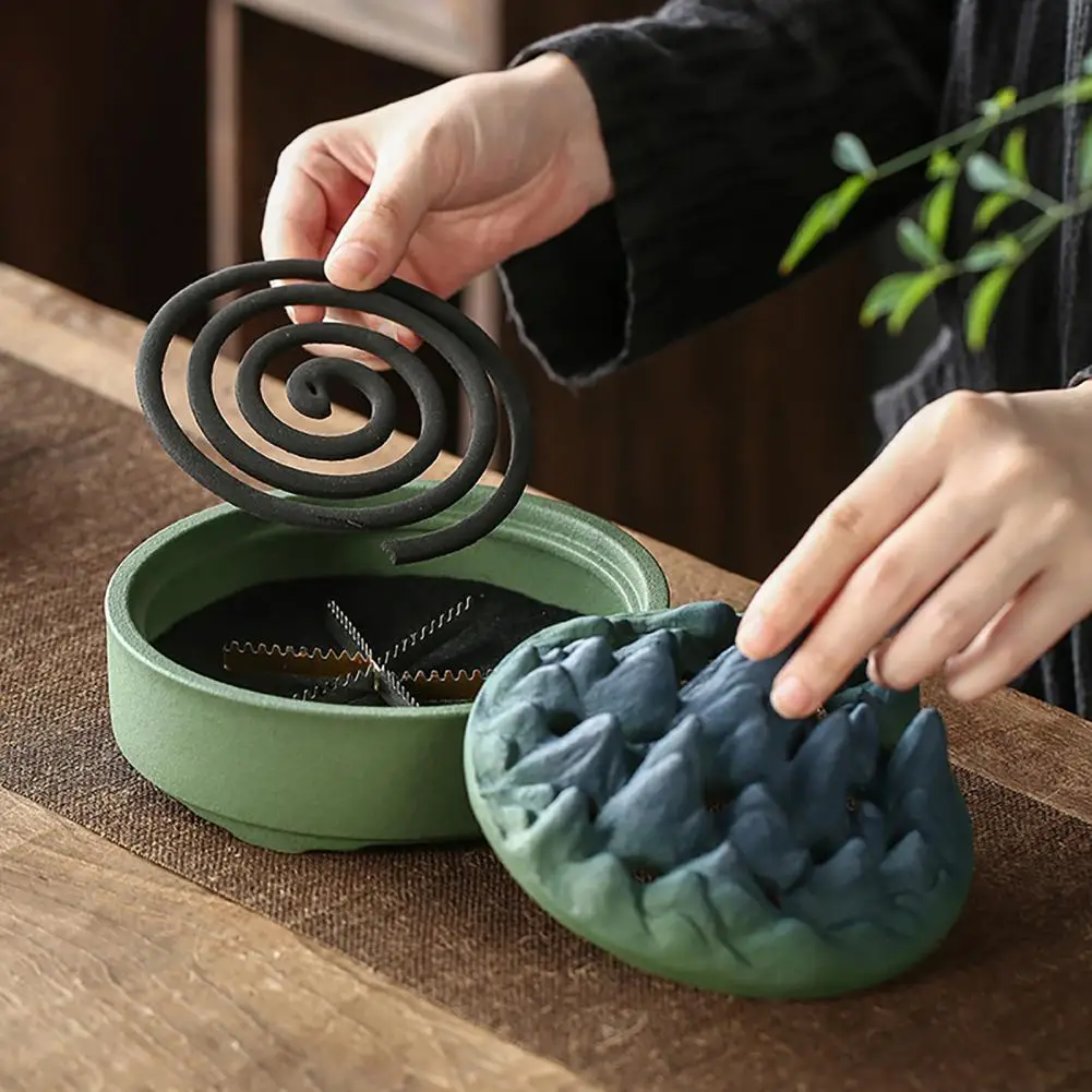 

Vintage Creative Shape Stable Standing Living Room Handcrafted Censer Ornament Widely Applied Incense Burner Daily Use