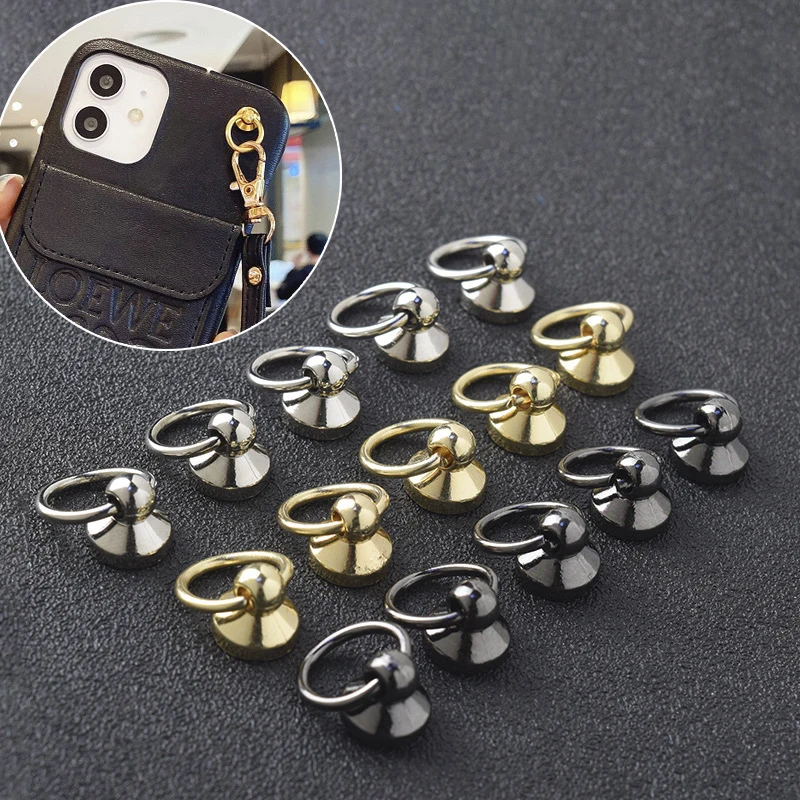 

10PCS Nail Buckles Metal Zinc Alloy Knob Screw Rivets DIY Crafts Leather Product Bags Rivets Monk Head Spikes Hardware Decor