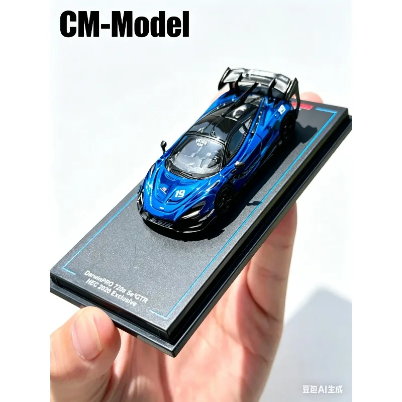Фото Коллекционная модель автомобиля Beijing Model HEC Limited Edition CM, масштаб 1/64, McLaren Darwin 720Se²GTR, из сплава, для взрослых коллекционеров, подарок для мальчиков №2