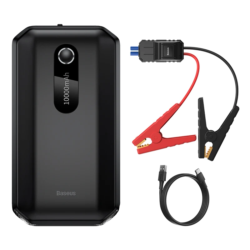 Baseus urządzenie do uruchamiania awaryjnego samochodu urządzenie zapłonowe 1000A Jumpstarter Auto Buster awaryjne Booster 12V samochód skok Start Power Bank 10000mAh 2 Baseus urządzenie do uruchamiania awaryjnego samochodu urządzenie zapłonowe 1000A Jumpstarter Auto Buster awaryjne Booster 12V samochód skok Start Power Bank 10000mAh 2