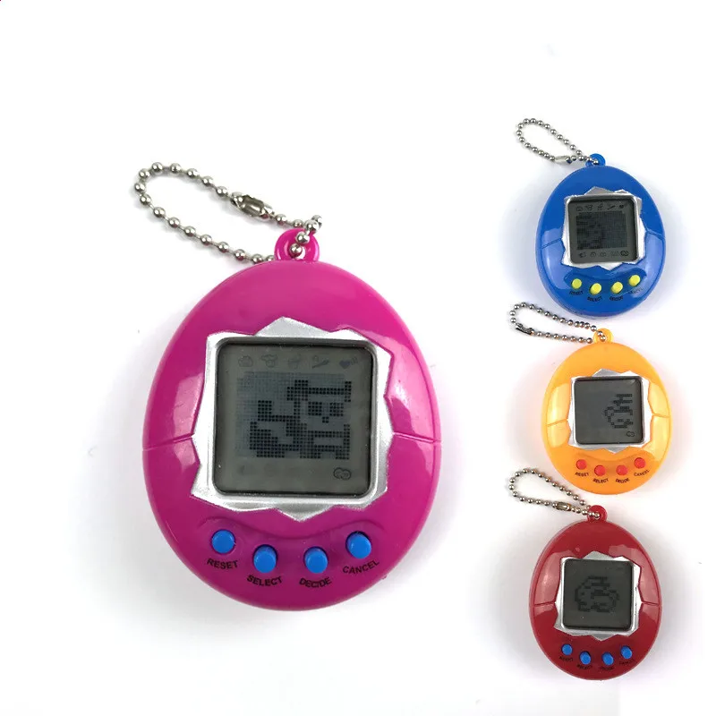 

High Quality Pets Nostalgic Virtual Pet Cyber Pet Digital Pet Tamagotchi Penguins E-pet Gift Toy Handheld Game Machine