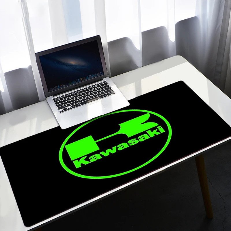 Gaming Pad Accessories Kawasaki Mouse Mat Keyboard Computer Gamer Non-slip Mousepad Pads Cabinet Mats Pc Mause Extended Deskmat