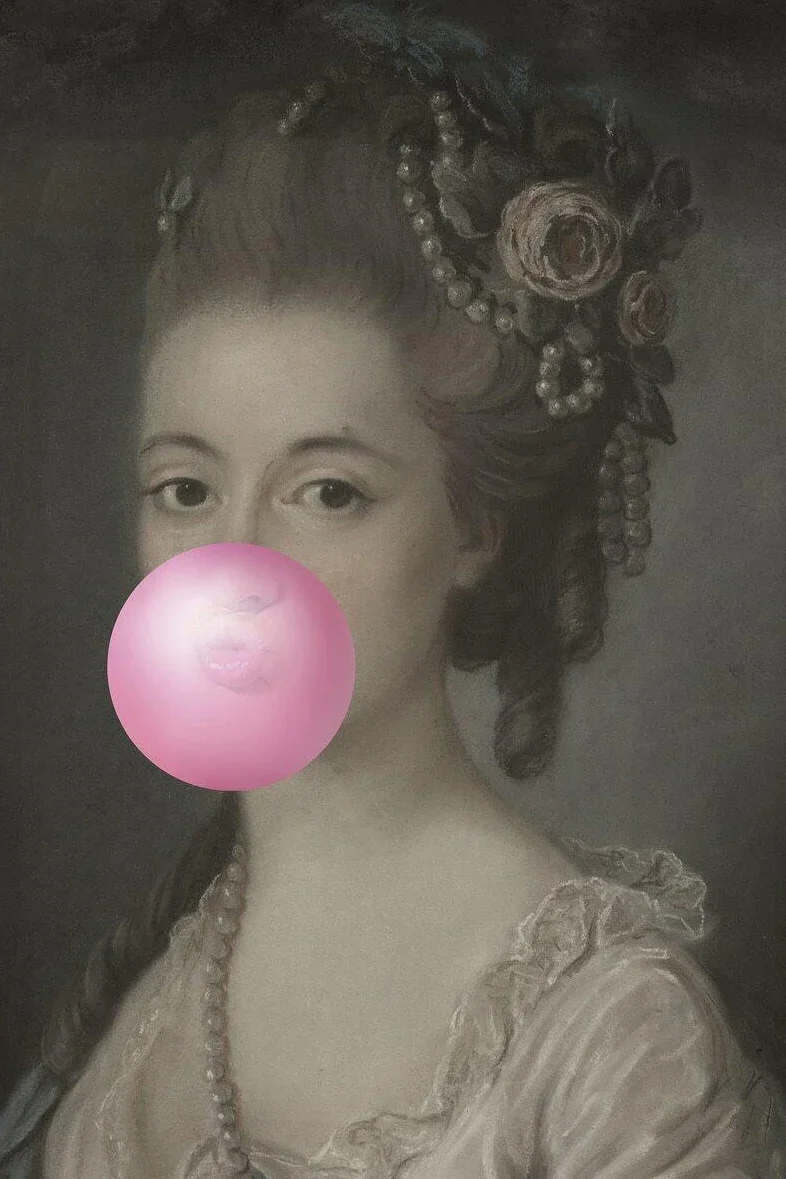 Настенное художественное полотно живопись жвачка для головы повязка на глаза