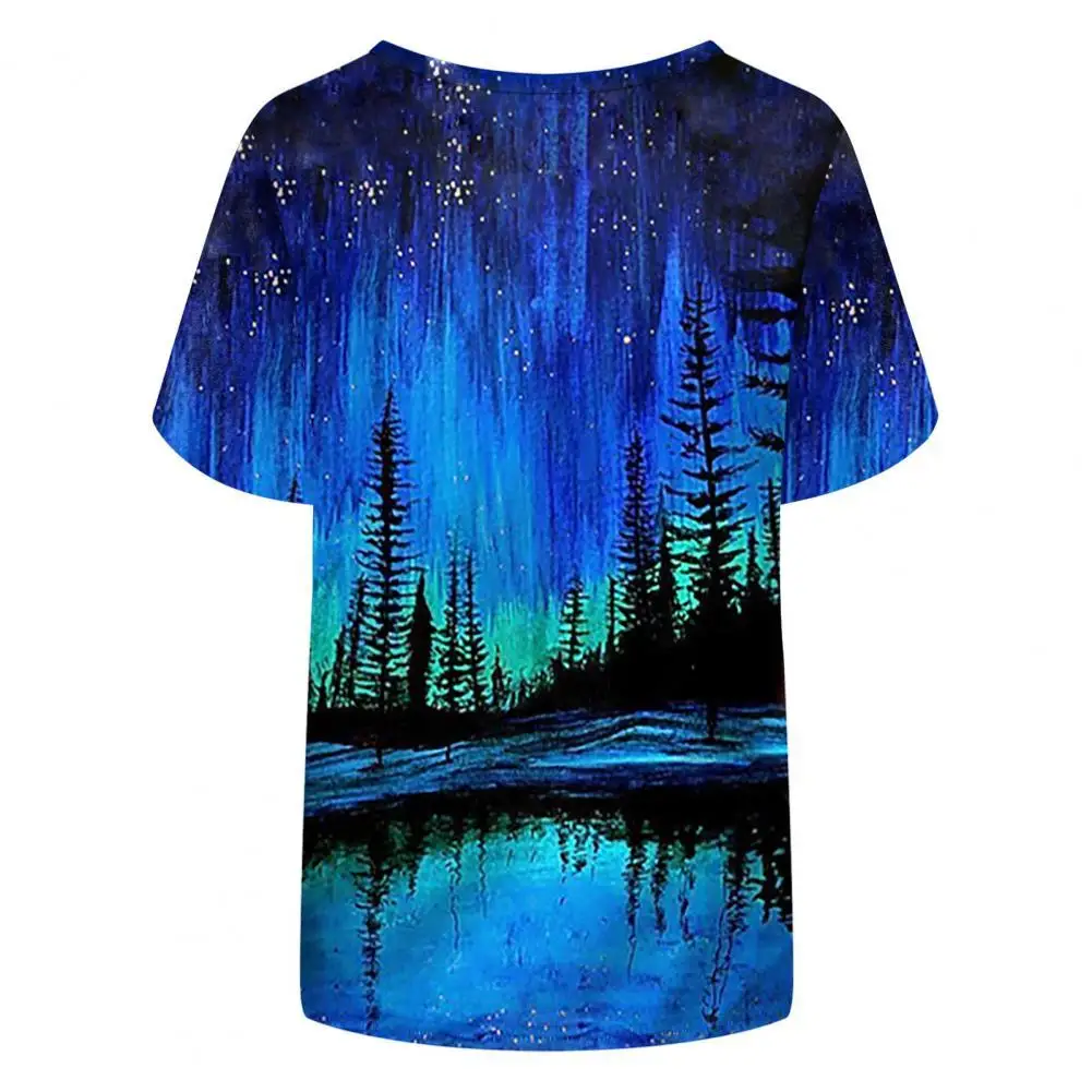 

Шикарная женская футболка с абстрактным цветочным орнаментом, дышащая, удобная