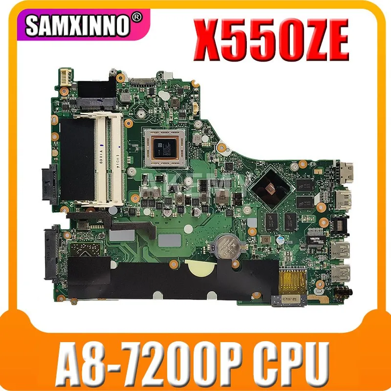 

X550ZE W/ A8-7200P CPU Материнская плата ASUS VM590Z A555Z X555Z X550ZE X550ZA X550Z X550 K550Z K555Z материнская плата для ноутбука 100% тест