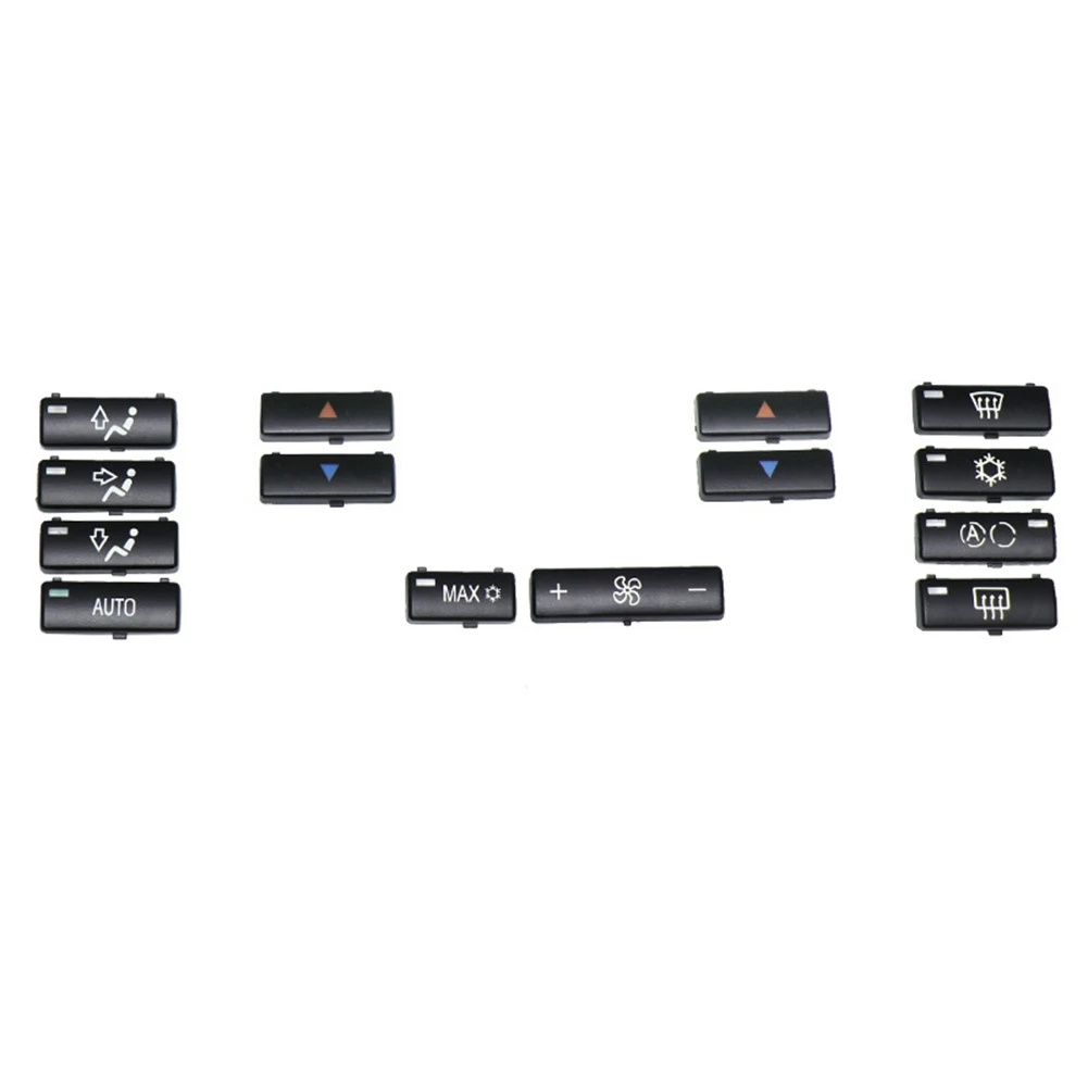 

14 шт., накладки на кнопки кондиционера для BMW X5 E53 1999-2006 E39 1996-2002 64116915812